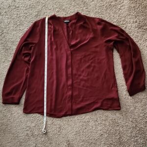 Express Deep Red Women's Blouse